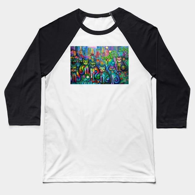 Out on the Town Baseball T-Shirt by karincharlotte